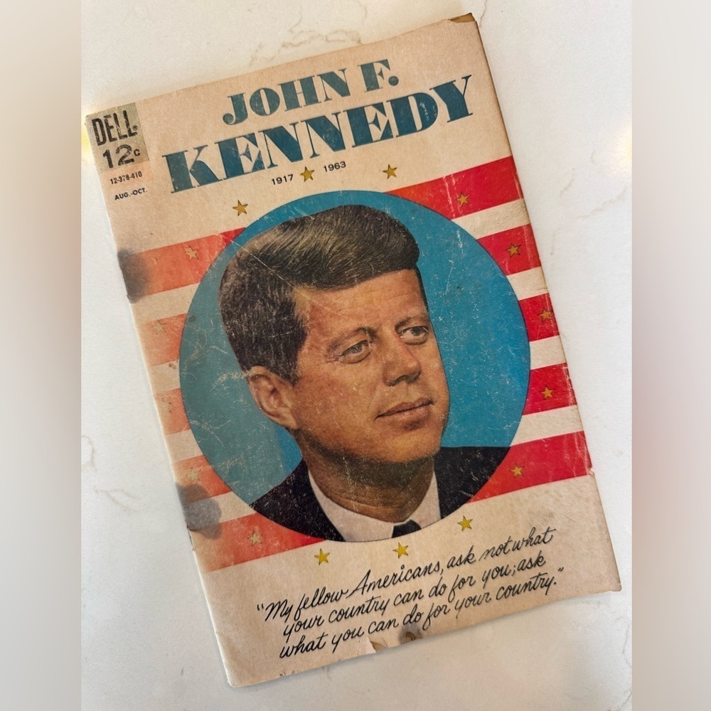 Vintage Dell John F Kennedy 1917-1963 Dell Comic Book Collectible